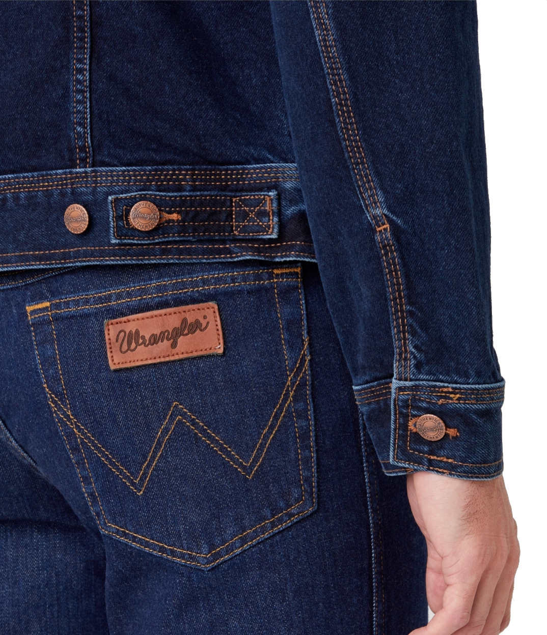 Wrangler Jeans Jacke Blue Black W41001705 - Damen und Herren Marken Jeans  online kaufen