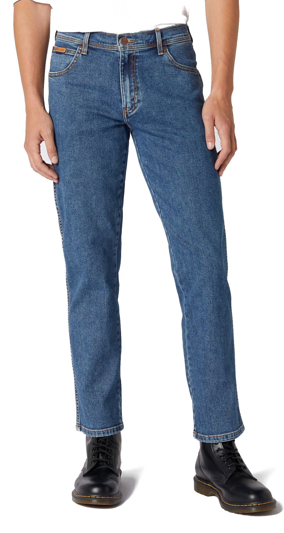Wrangler Herren Authentic Straight Jeans 