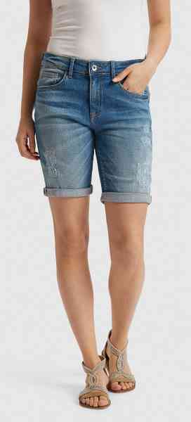 b young - kato luxe blau DAMEN SHORTS
