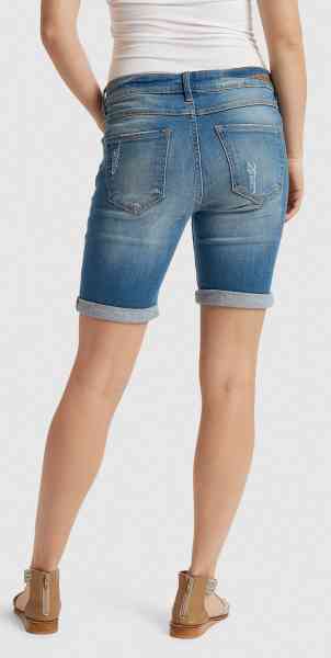 b young - kato luxe blau DAMEN SHORTS