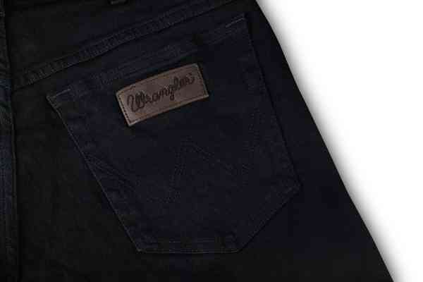 Wrangler Texas Stretch - Black Overdye - Herren Jeans