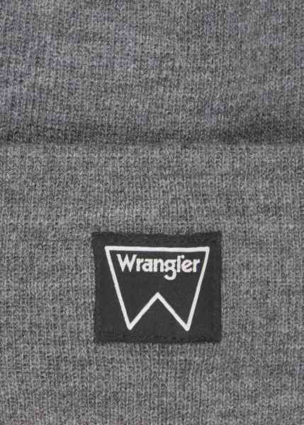 WRANGLER HERREN BASIC BEANIE - CASTLE ROCK / GRAU